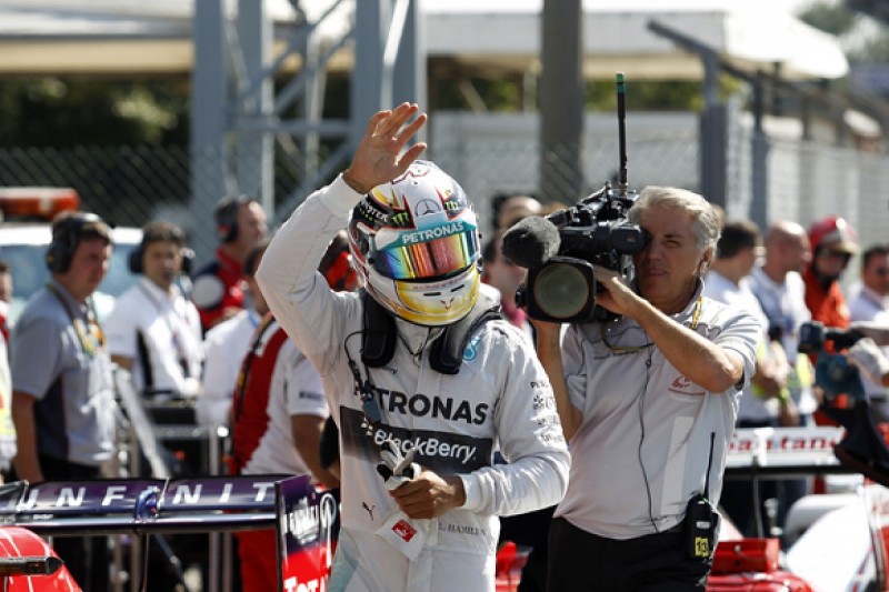 Italian GP: Lewis Hamilton takes commanding Monza pole for Mercedes