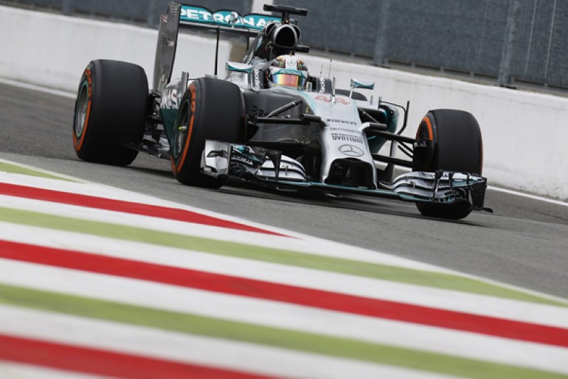 Italian GP: Lewis Hamilton leads Jenson Button in first practice