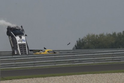 Tomas Enge praises Lamborghini's strength after big Blancpain crash