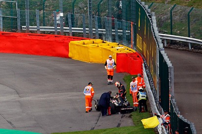 Belgian GP: Pastor Maldonado 'unlucky' in practice accident