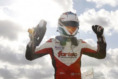 Thruxton British F3: Matt Rao wins fight with Martin Cao