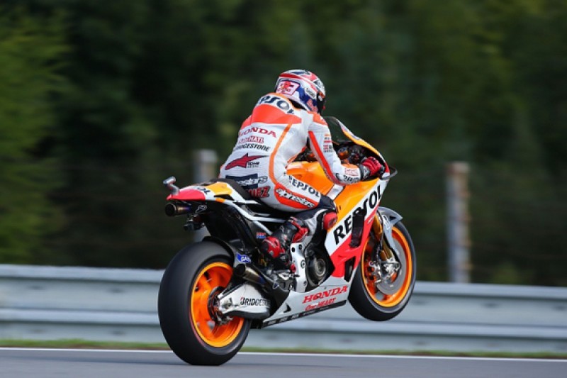 Brno MotoGP: Marc Marquez leads tight opening practice