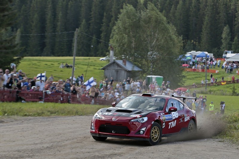 Toyota's Makinen-built GT86 WRC project runs on Rally Finland