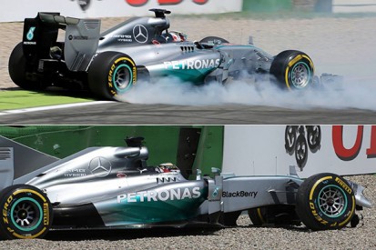 German GP: Brake disc failure caused Hamilton crash