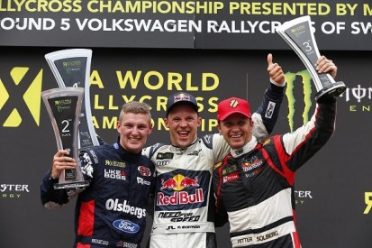 DTM star Mattias Ekstrom wins home round of World Rallycross