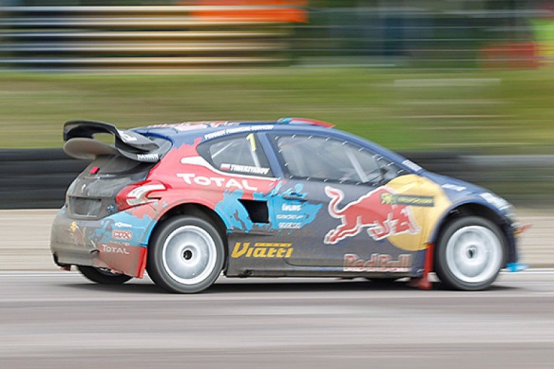 Holjes World Rallycross: Timur Timerzyanov takes early lead