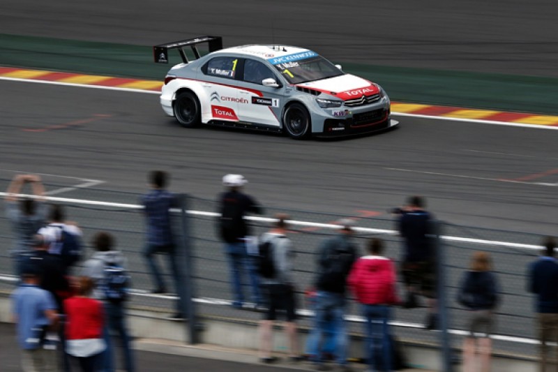 Spa WTCC: Yvan Muller on top in Citroen pole battle