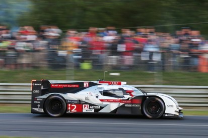 Le Mans 24 Hours: #2 Audi in front as Mark Webber's Porsche slows