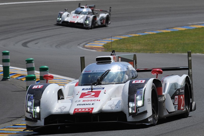 Le Mans 24 Hours: #2 Audi in trouble as sister car closes in
