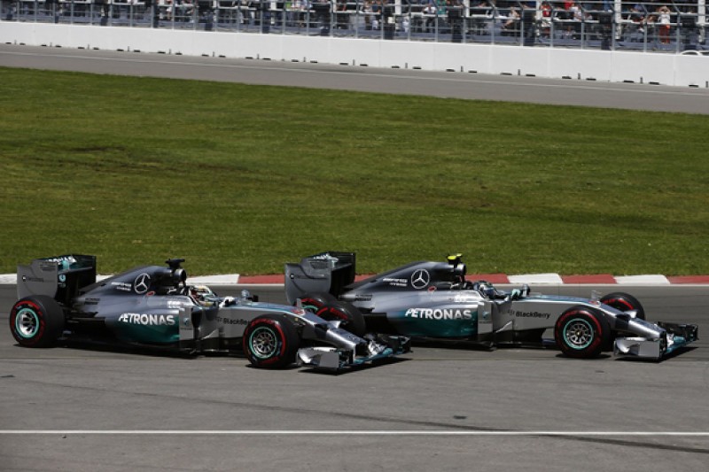 Canadian GP: Hamilton says chasing Rosberg led to brake issue