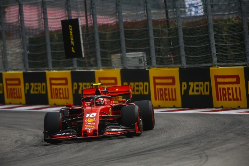 Russian Grand Prix practice: Ferrari's Leclerc edges Verstappen