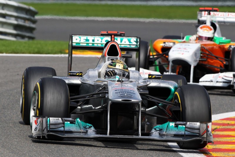 Schumacher still breaking records at Spa