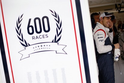 Sir Frank on Williams landmark