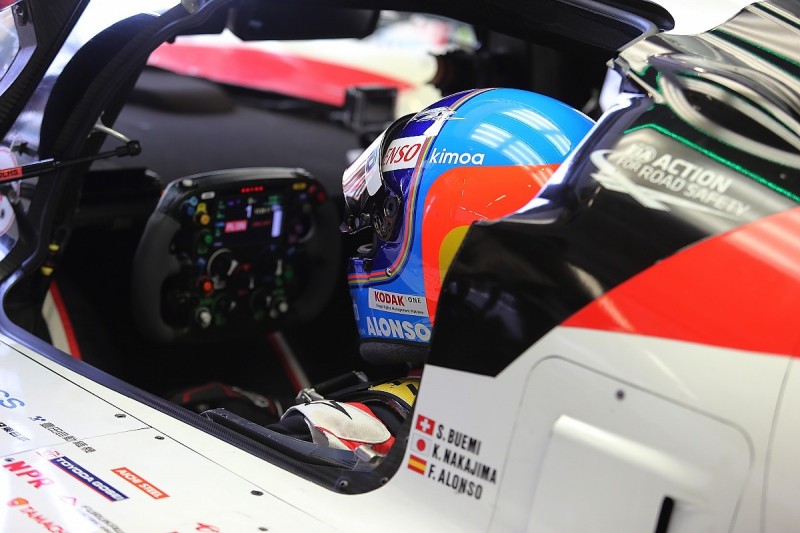 How Alonso's Le Mans lid takes shape