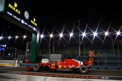 Singapore spill adds to Vettel's self-induced pressure