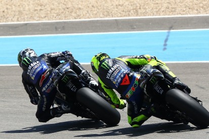 The set-up 'fight' reflecting a change in Rossi's standing at Yamaha