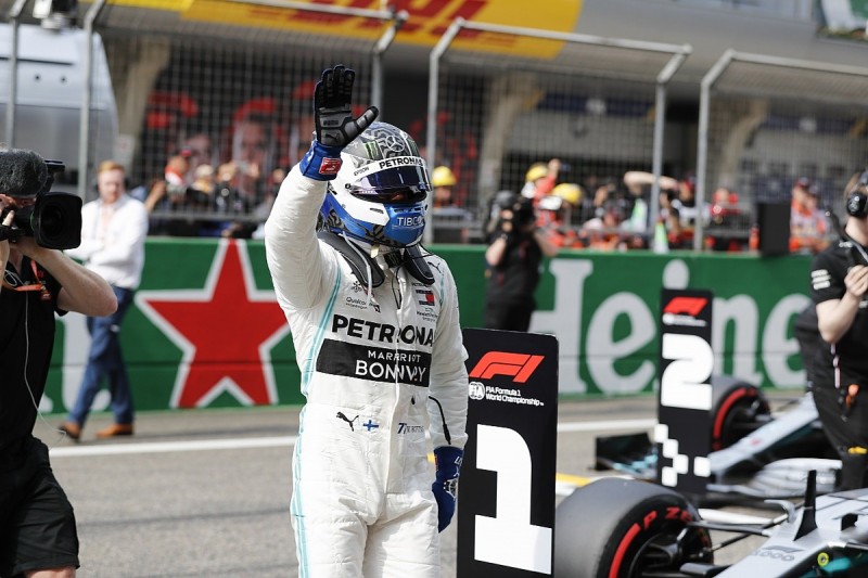 Chinese Grand Prix qualifying: Valtteri Bottas leads Mercedes 1-2