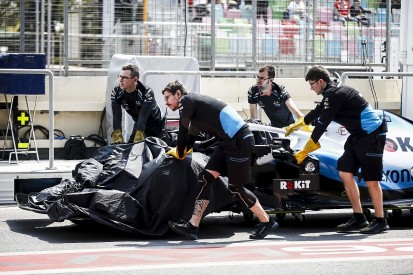 George Russell to miss Baku practice two as drain "split" chassis