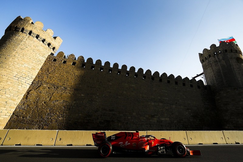 Azerbaijan Grand Prix practice: Charles Leclerc leads Ferrari 1-2