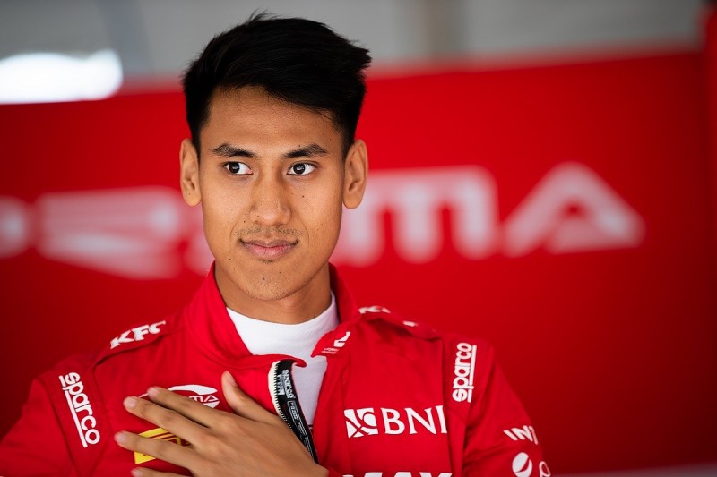 Formula 2 driver Gelael disqualified for Baku marshal incident