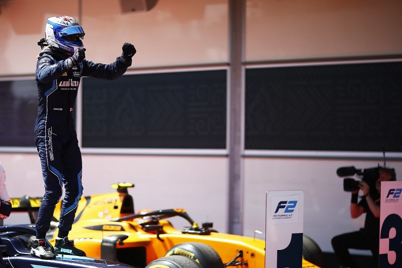 Baku F2: Williams F1 junior Latifi wins, Schumacher stars in sprint race