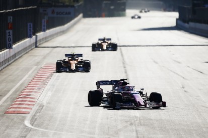 Perez: Chasing McLarens were "a lot faster" in Baku Formula 1 race