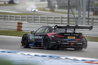 Hockenheim DTM: BMW's Spengler pips Aston driver Dennis in wet FP2