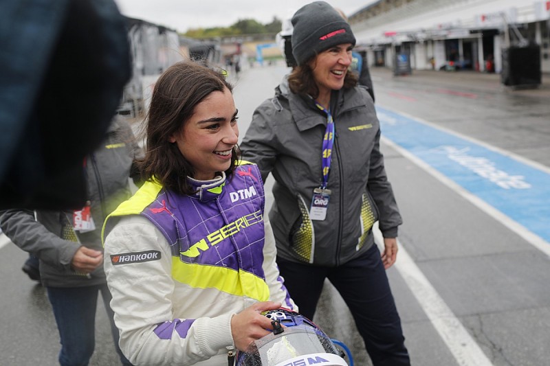 Hockenheim W Series: Jamie Chadwick on pole by nearly two seconds