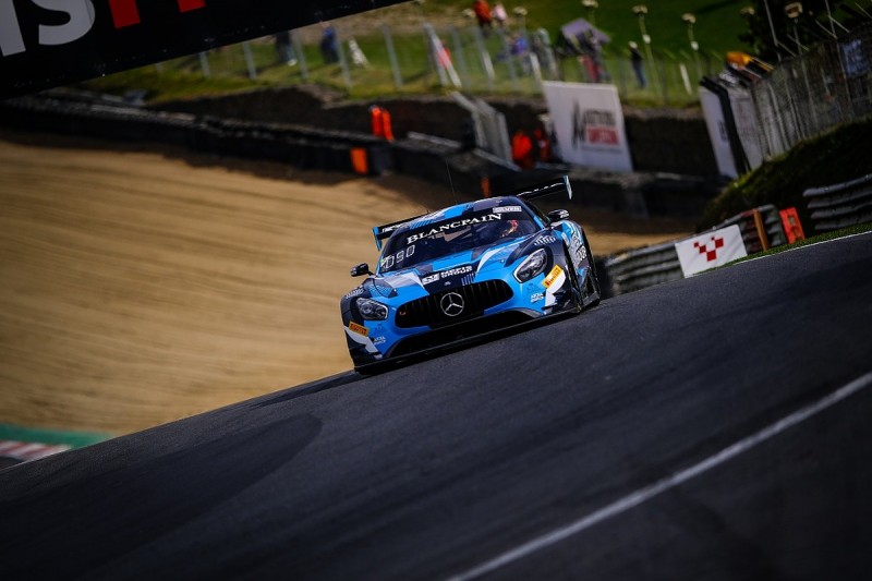 Mercedes duo Stolz and Schiller take Blancpain poles at Brands Hatch
