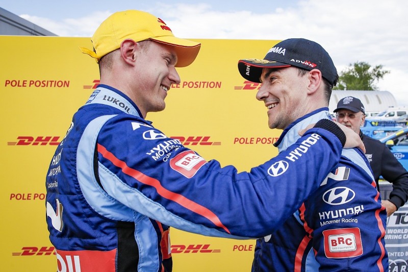 Slovakia WTCR: Catsburg heads Hyundai one-two in first qualifying