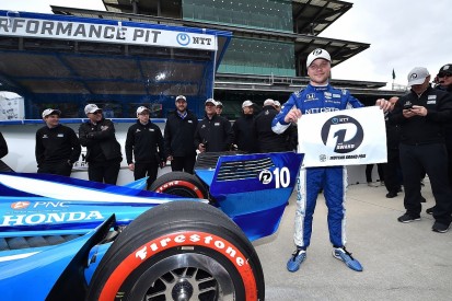 Rosenqvist claims first IndyCar pole at Indianapolis road course