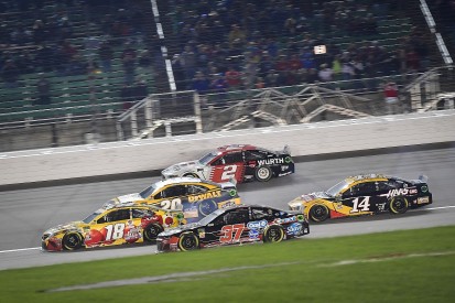 Bowyer and Jones in post-race spat over "dumb" NASCAR Kansas move