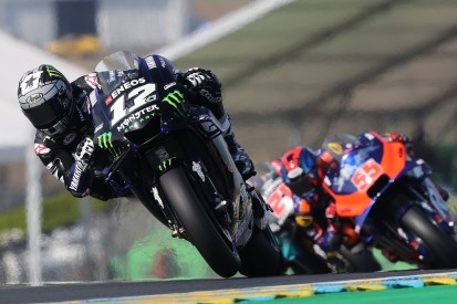 Le Mans MotoGP: Maverick Vinales leads crash-filled practice