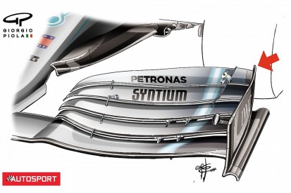 Change to Ferrari-style F1 front wing would need months - Mercedes