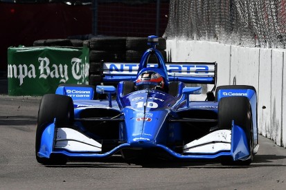 Rosenqvist drove much of IndyCar debut one-armed due to trapped nerve