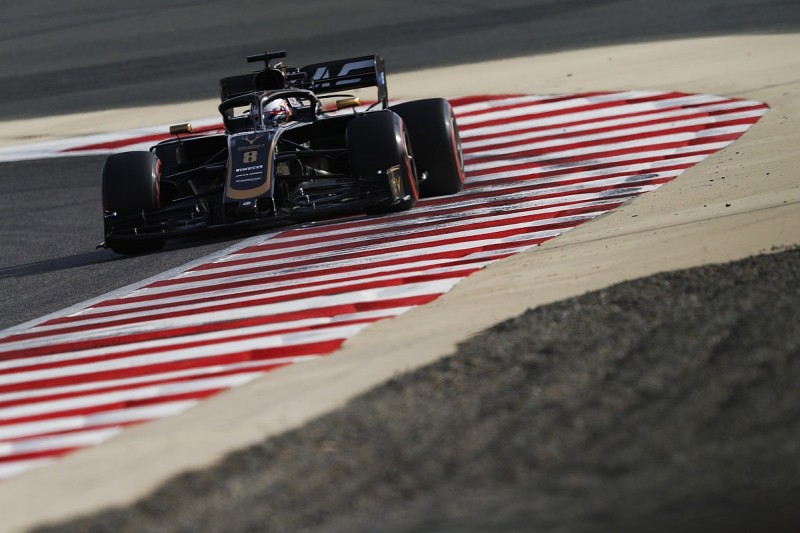 Haas driver Grosjean gets three-place F1 grid penalty for Bahrain GP