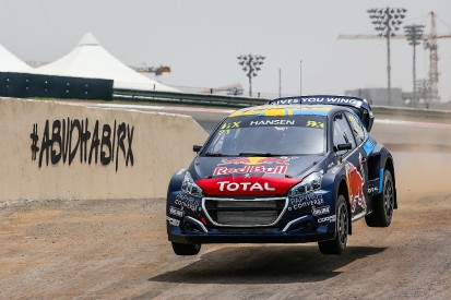 Abu Dhabi World Rallycross: Timmy Hansen leads day one
