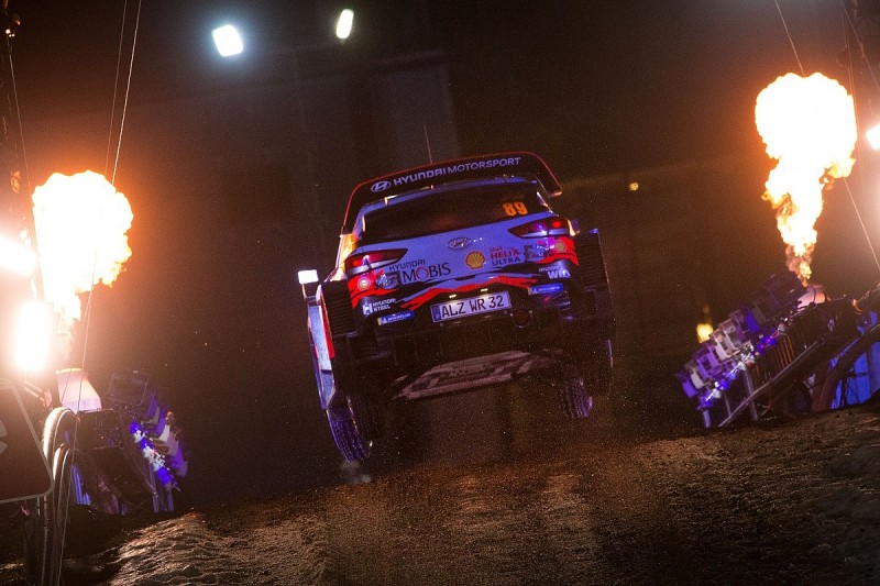 WRC Rally Sweden: Mikkelsen and Lappi tied for second behind Tanak