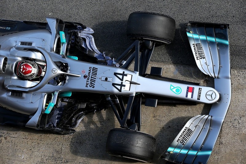 New Mercedes feels 'quite a bit different' to '18 F1 car - Hamilton