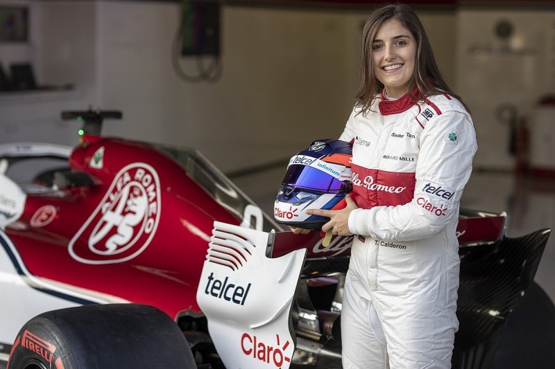 Tatiana Calderon found Sauber F1 car physically easier than GP3