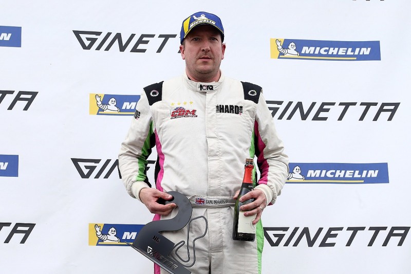 Ginetta Supercup driver Carl Boardley in 2019 BTCC with Team Hard