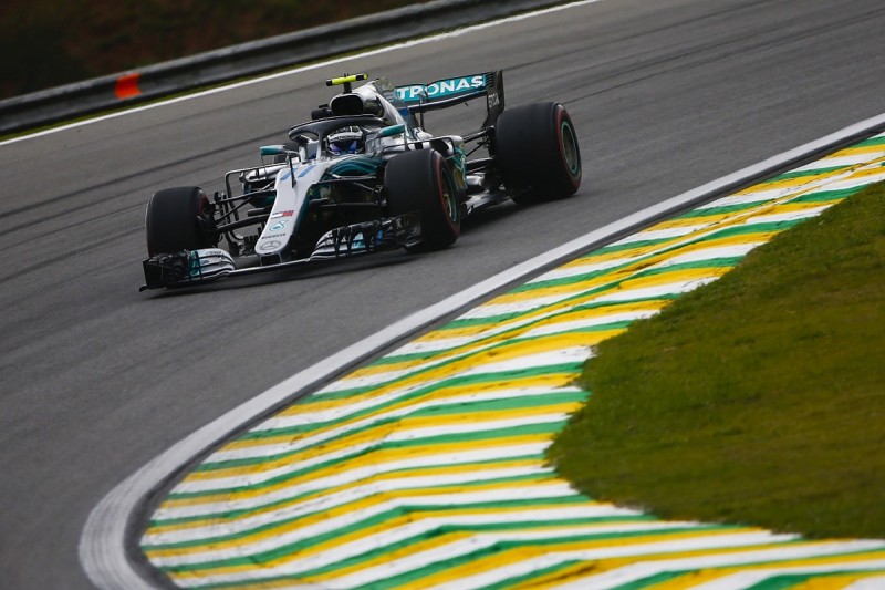 Brazilian Grand Prix practice: Valtteri Bottas leads Mercedes one-two