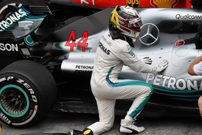 Lewis Hamilton's Mercedes F1 engine was damaged in Brazilian GP
