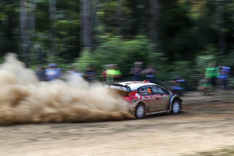 Rally Australia: Ostberg leads early stages, title rivals struggle