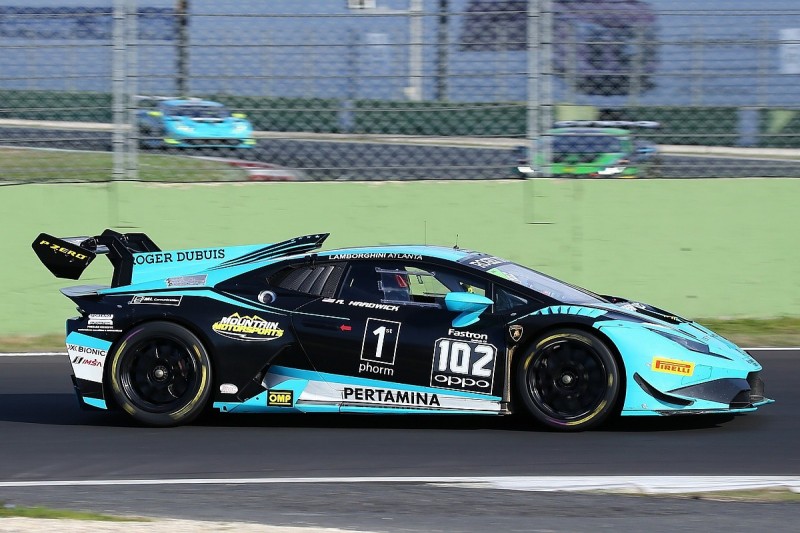 Hardwick earns Lamborghini AM class title, Ockey wins race