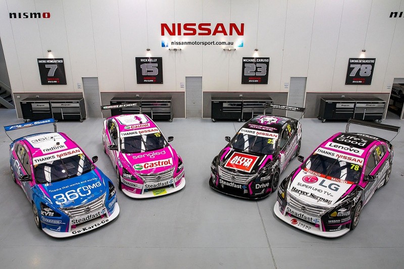 Newcastle 500: Nissan to run pink liveries for final Supercars race