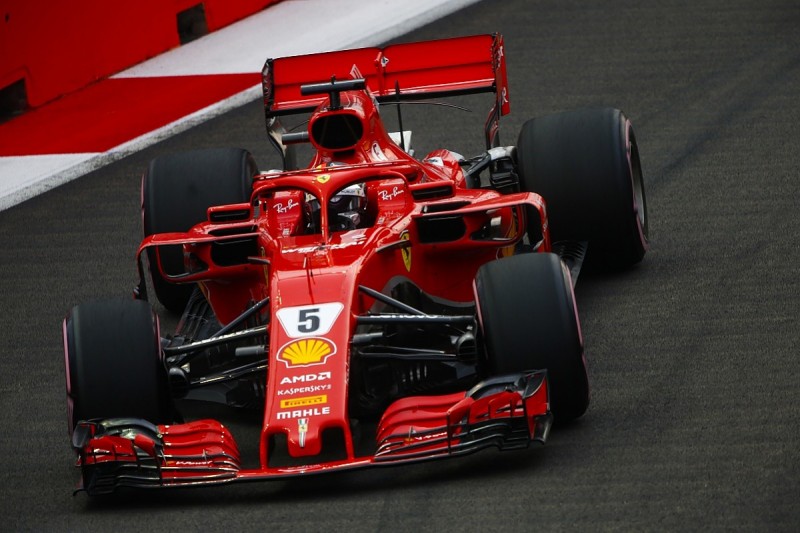 Singapore Grand Prix: Vettel leads Ferrari one-two in practice
