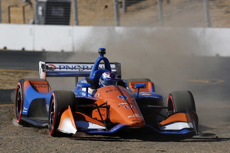 IndyCar Sonoma: Dixon rues error that cost pole in title finale