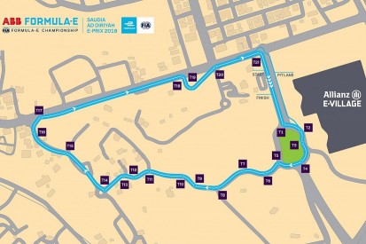 Track layout for Formula E's Saudi Arabia race in Riyadh revealed