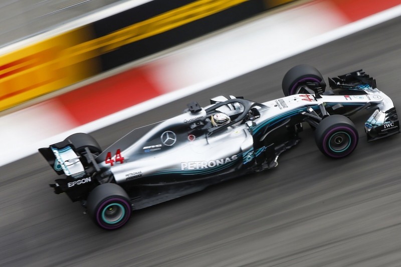 Russian Grand Prix: Hamilton leads Mercedes one-two in practice